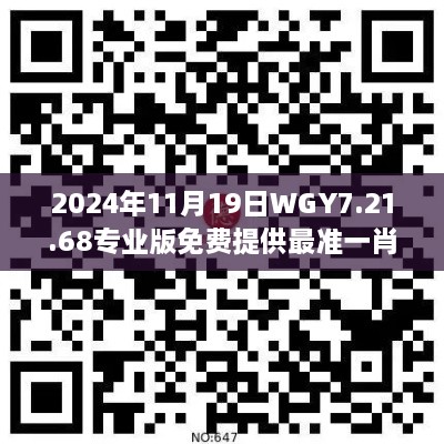 2024年11月19日WGY7.21.68專業(yè)版免費提供最準一肖一碼解答與落實