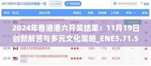 2024年香港港六開獎結(jié)果：11月19日創(chuàng)新解答與多元文化策略_ENE5.71.56