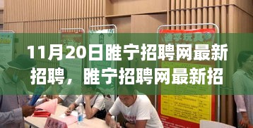 睢寧招聘網最新動態(tài)解析，聚焦行業(yè)熱點與人才需求（11月20日更新）