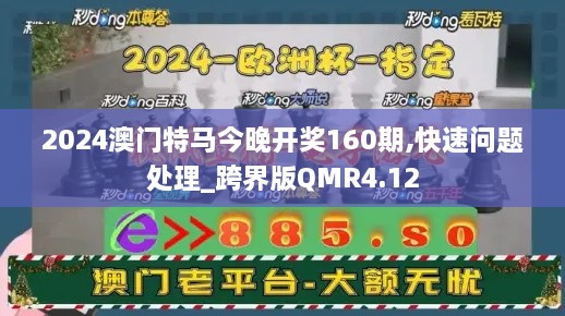 2024澳門特馬今晚開獎160期,快速問題處理_跨界版QMR4.12