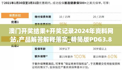 澳門開獎結(jié)果+開獎記錄2024年資料網(wǎng)站,產(chǎn)品解答解釋落實_精簡版PDG3.80