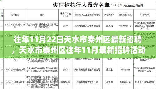 天水市秦州區(qū)11月招聘活動指南，求職成功秘訣與最新招聘資訊解析