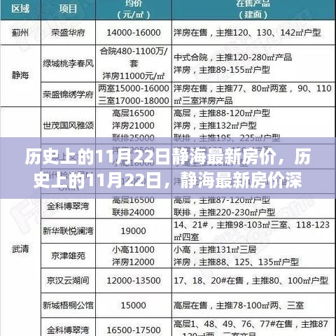 歷史上的11月22日靜海最新房?jī)r(jià)，歷史上的11月22日，靜海最新房?jī)r(jià)深度解析