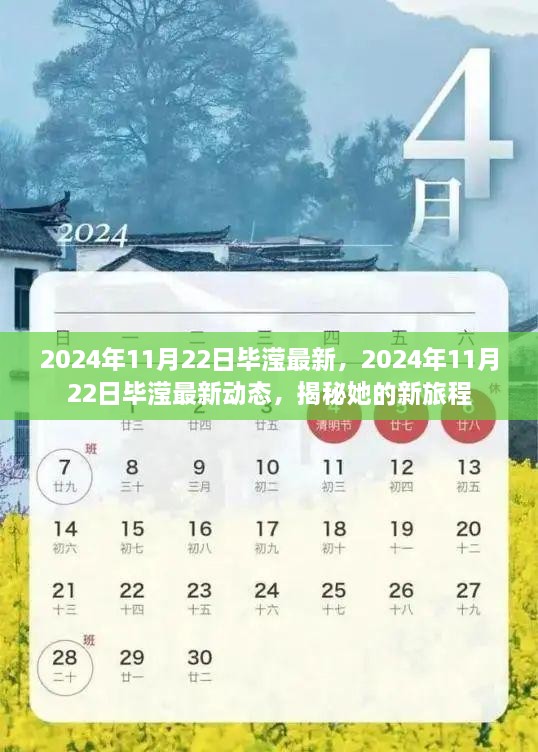 揭秘畢瀅2024年最新動態(tài)，新旅程的獨家揭秘