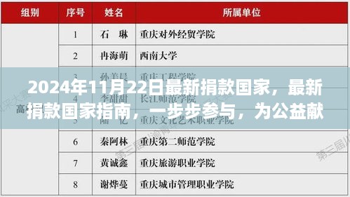 2024年11月最新版捐款指南，如何一步步參與公益貢獻力量