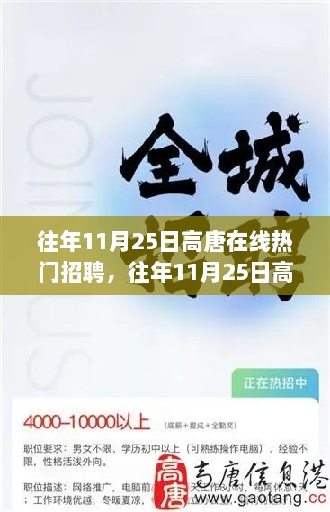 往年11月25日高唐在線招聘盛況與熱門產(chǎn)品全面評(píng)測(cè)介紹