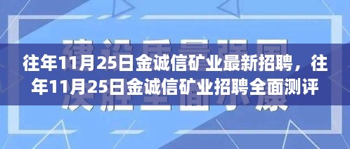 金誠信礦業(yè)招聘測評(píng)，深度解析產(chǎn)品特性與體驗(yàn)報(bào)告