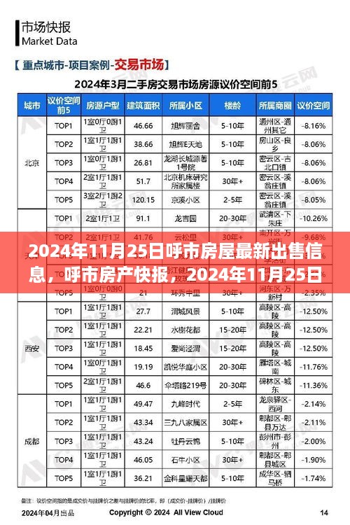 呼市房屋最新出售信息快報(bào)，2024年11月25日理想家園房源一覽