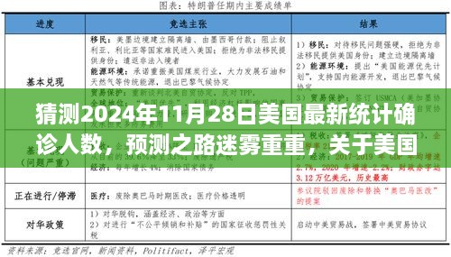 迷霧中的預(yù)測，美國未來確診人數(shù)探討與2024年11月28日猜測數(shù)據(jù)