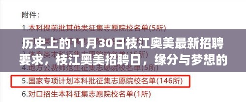 歷史上的11月30日枝江奧美最新招聘要求，枝江奧美招聘日，緣分與夢想的溫馨交響