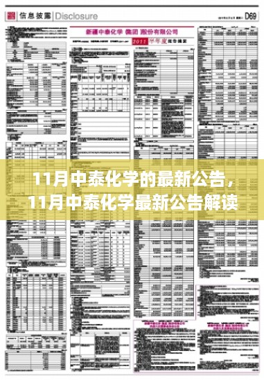 11月中泰化學最新公告詳解與執(zhí)行指南，初學者與進階用戶必讀