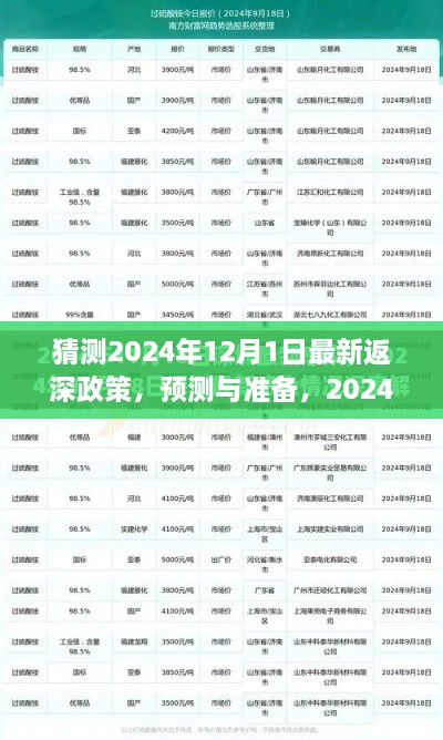 2024年返深政策最新預(yù)測(cè)與準(zhǔn)備指南，步驟詳解及猜測(cè)