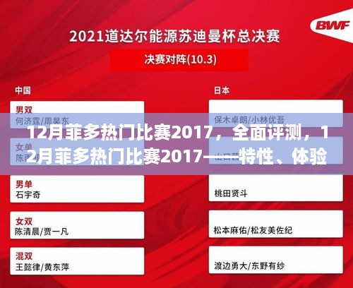 全面評測，菲多熱門比賽2017——特性、體驗、競爭分析與用戶群體深度剖析