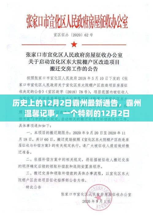 霸州歷史時刻，溫馨記事中的特殊12月2日通告