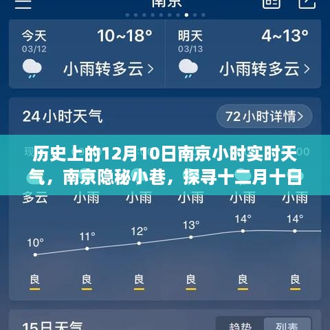 南京隱秘小巷探秘，十二月十日的歷史實時天氣與特色小店風情紀實