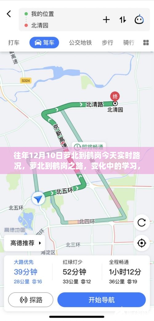 蘿北至鶴崗之路，實(shí)時(shí)路況下的學(xué)習(xí)與力量之旅