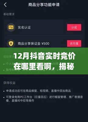 揭秘抖音實時競價新去處，小巷特色小店引領(lǐng)12月競拍新風(fēng)尚！