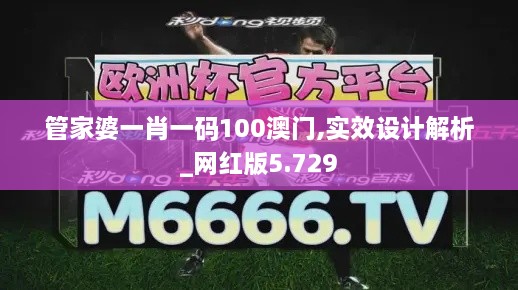 管家婆一肖一碼100澳門,實(shí)效設(shè)計(jì)解析_網(wǎng)紅版5.729