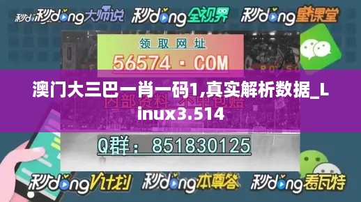 澳門(mén)大三巴一肖一碼1,真實(shí)解析數(shù)據(jù)_Linux3.514