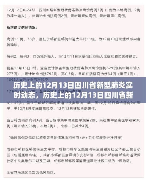 歷史上的12月13日四川省新型肺炎實時動態(tài)及其深遠(yuǎn)影響