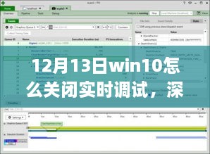 如何在12月13日關(guān)閉Win10實時調(diào)試功能，詳細步驟與解析