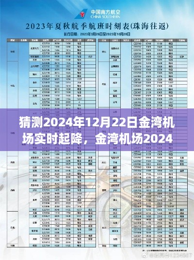 金灣機場航班動態(tài)評測報告，預測與解析金灣機場在2024年12月22日的起降航班情況報告