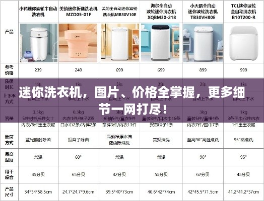 迷你洗衣機，圖片、價格全掌握，更多細節(jié)一網(wǎng)打盡！