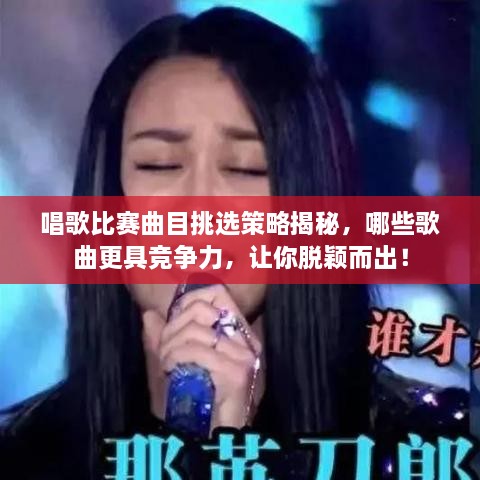 唱歌比賽曲目挑選策略揭秘，哪些歌曲更具競(jìng)爭(zhēng)力，讓你脫穎而出！