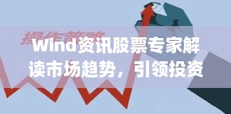 Wind資訊股票專家解讀市場趨勢，引領投資風向標