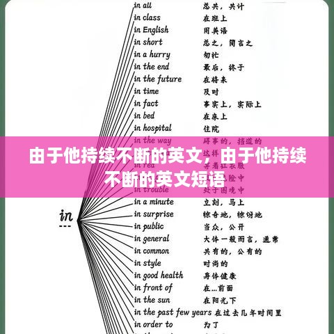 由于他持續(xù)不斷的英文，由于他持續(xù)不斷的英文短語 