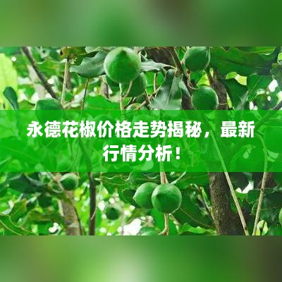 永德花椒價(jià)格走勢(shì)揭秘，最新行情分析！